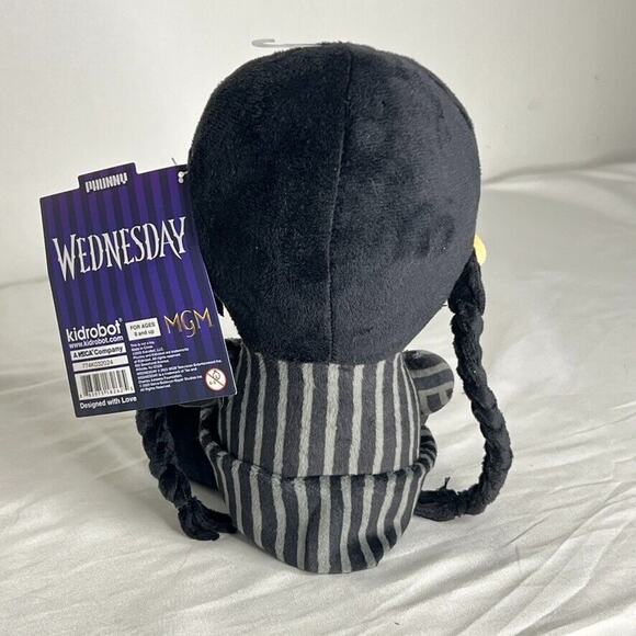 Wednesday Addams Family Doll Plush 7.5 Inch Toy NEW - Picture 6 of 7